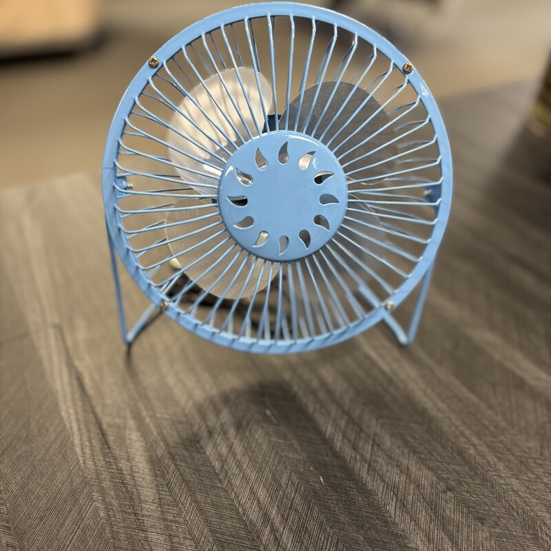 Small Blue USB Fan