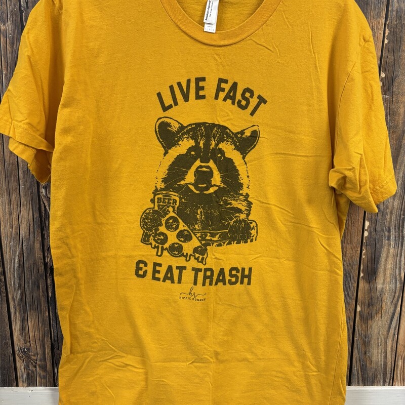 Yellow Raccoon Shirt, Size: L