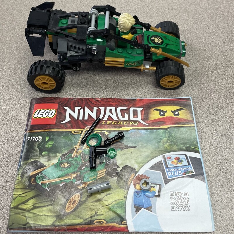 Lego Ninjago 71700 Jungle Raider, Green,
Size: Pre-owned
Includes Manual
AS IS