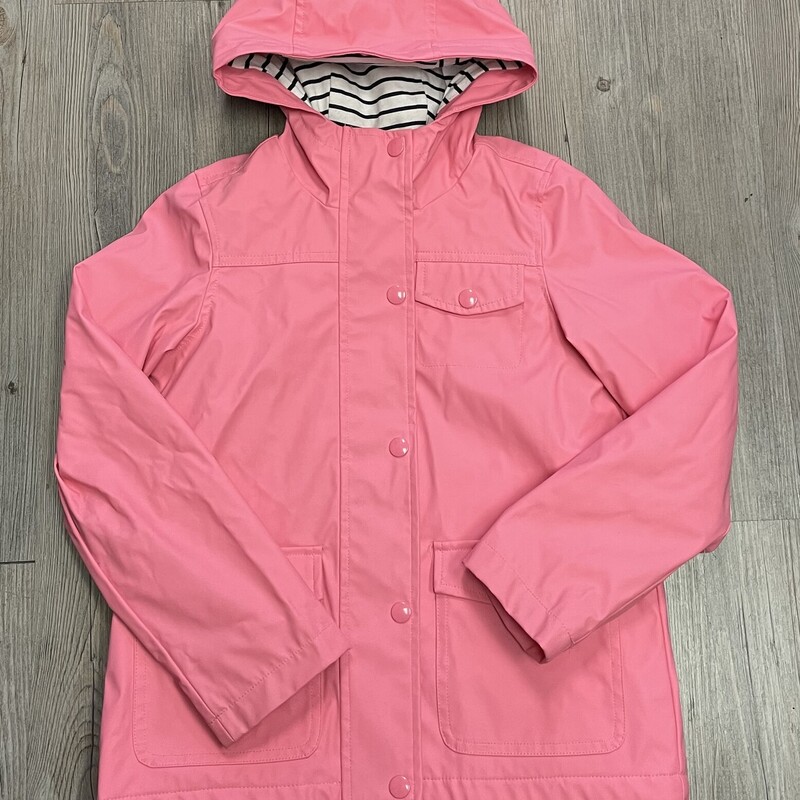 Joe Fresh Lined Rain Jacket, Pink, Size: 7-8Y