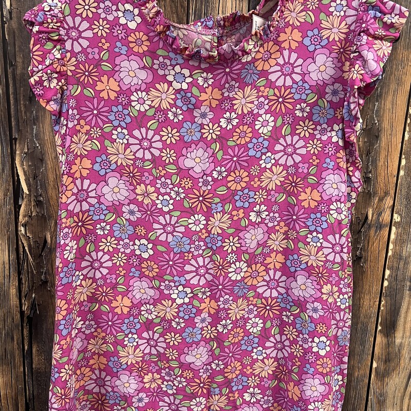 Pink Flower Shirt, Size: Med