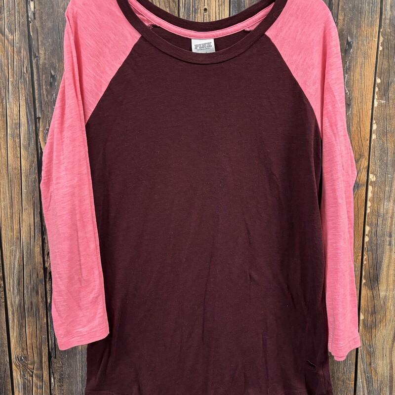 Pink And Maroon Shirt, Size: S