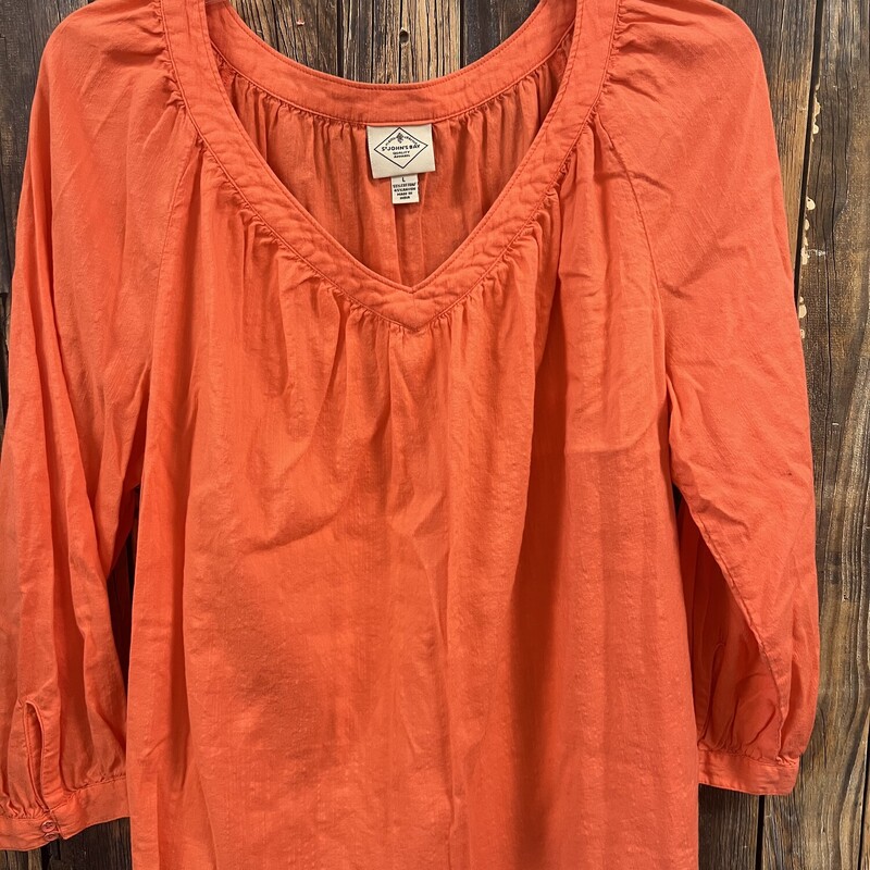 Melon V Neck St John, Size: Large