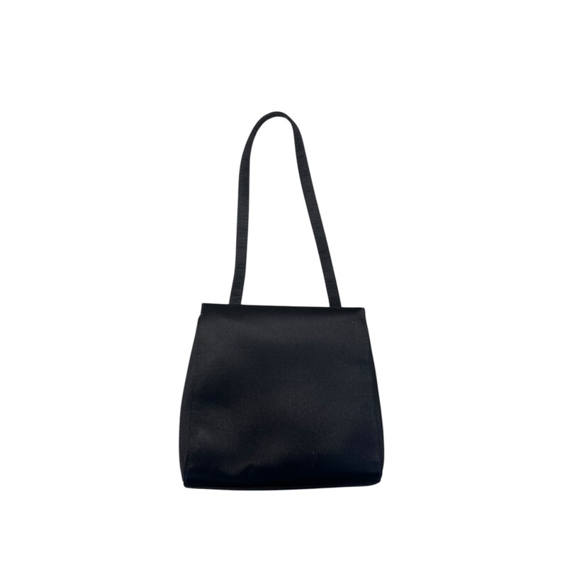 Chanel Camellia Satin Evening Black<br />
<br />
Date Code: 6382579<br />
<br />
Dimensions:<br />
Handle Drop: 6.25<br />
Height: 5<br />
Width: 6<br />
Depth: 2.25<br />
<br />
In very good condition. Light wear throughout the bag.<br />
<br />
Does not come with the original dust bag or box.