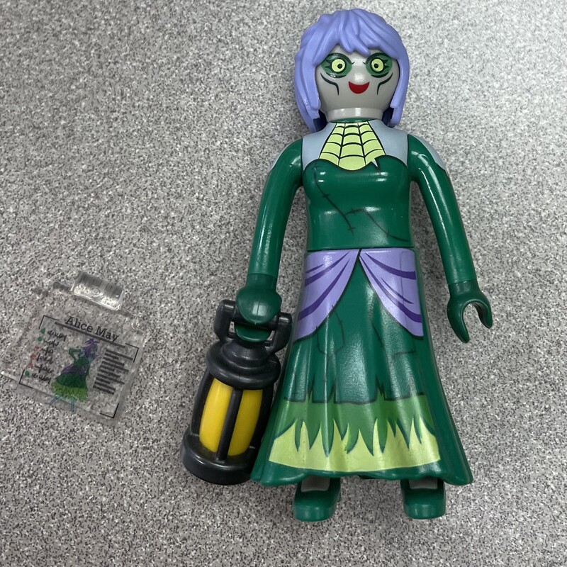 Playmobil Ghost Girl, Green, Size: Pre-owned