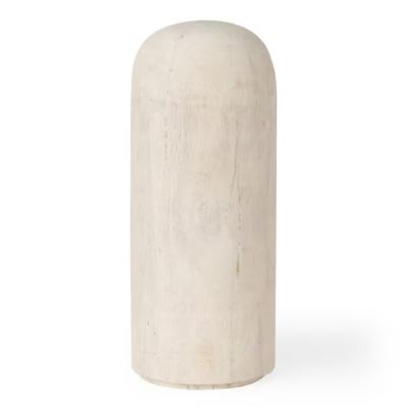 Mercana Knox Whitewash Wood Sculpture
White Size: 6 x 14.5H
Retails: $60