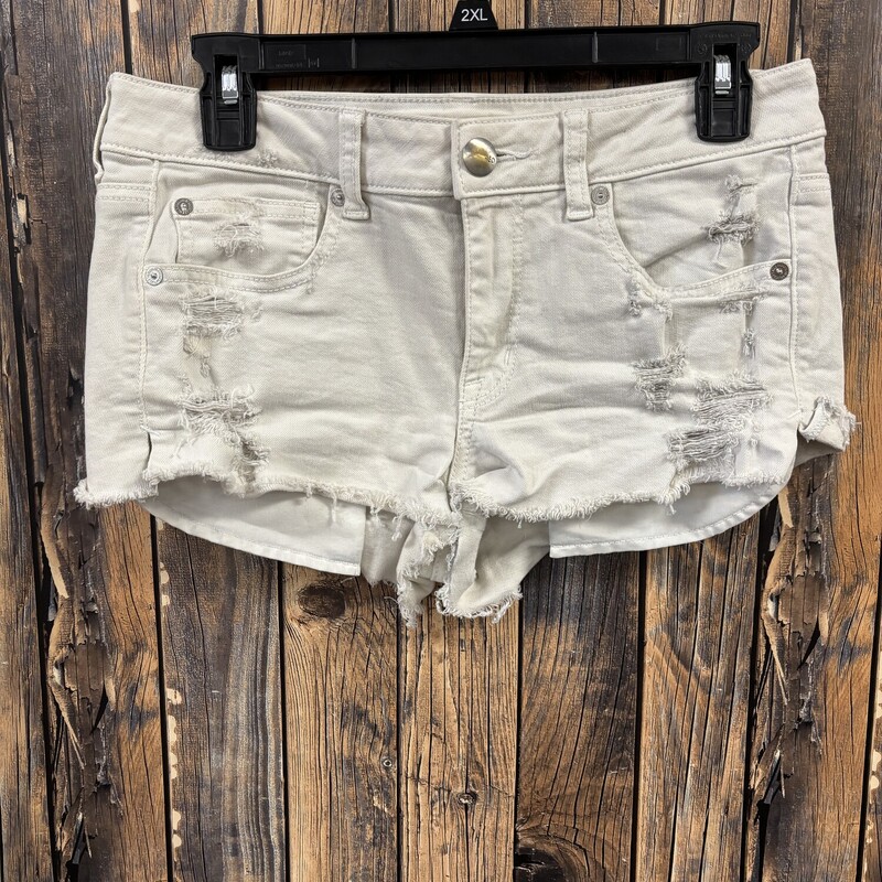 White AE Shorts, Size: 8