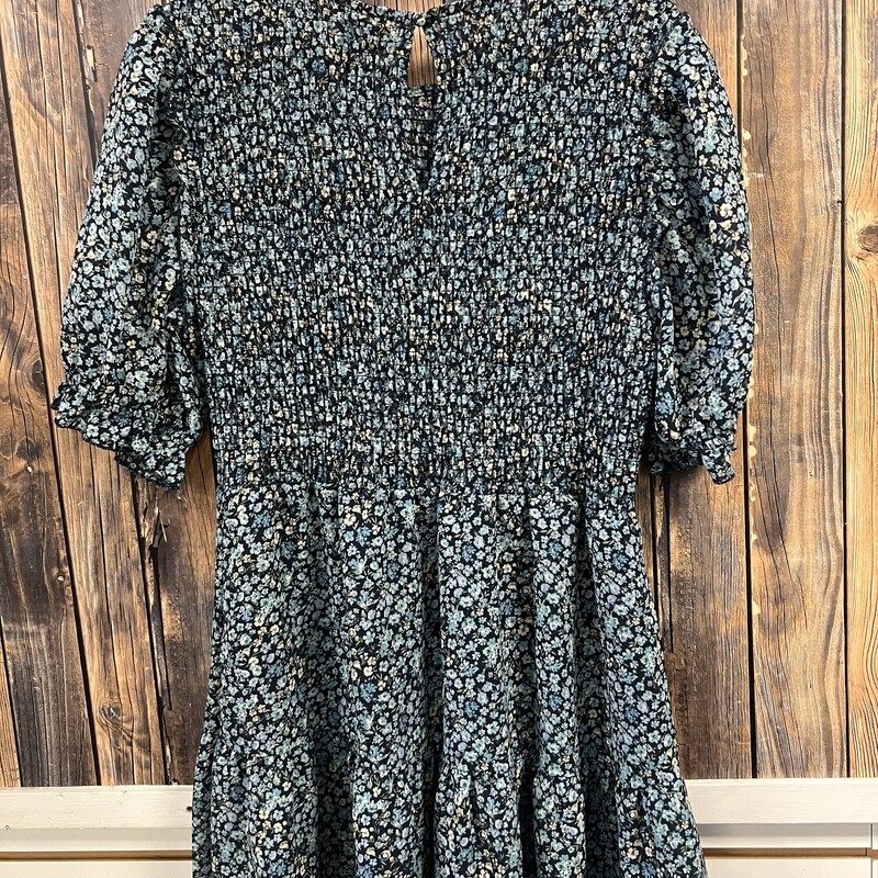 Blue Flower Dress, Size: Med