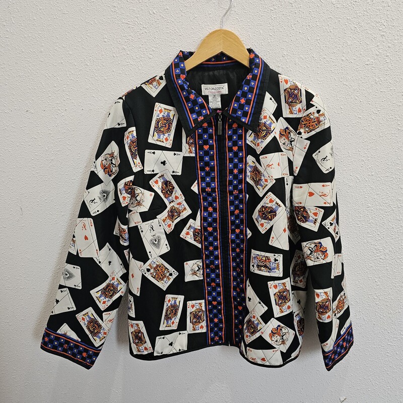 Victor Costa Playing Card, Blkprnt, Size: Vintage