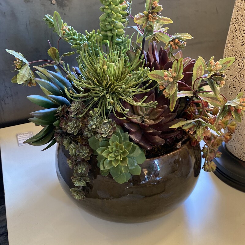 Medium Faux Succulent