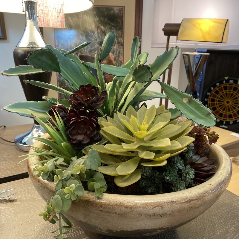 Large Faux Succulent