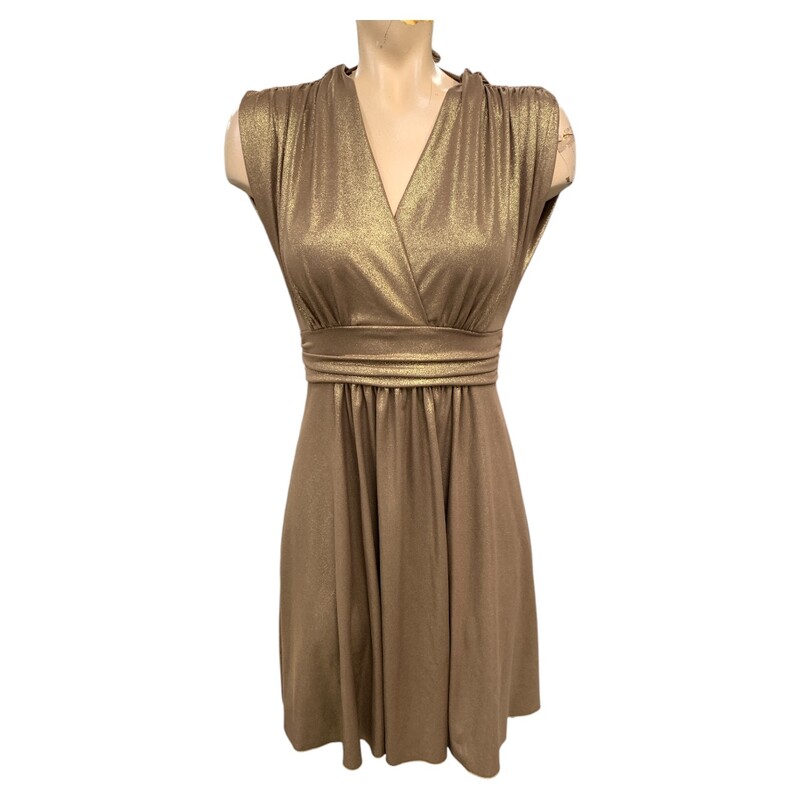 Sparkly Dress, Gold, Size: M