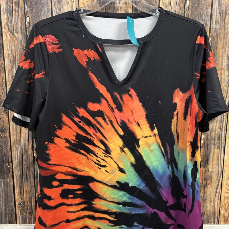 Rainbow Tiedye Shirt, Size: 2XL