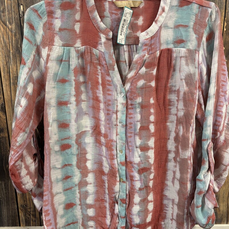 Tiedye Flowy Shirt, Size: L