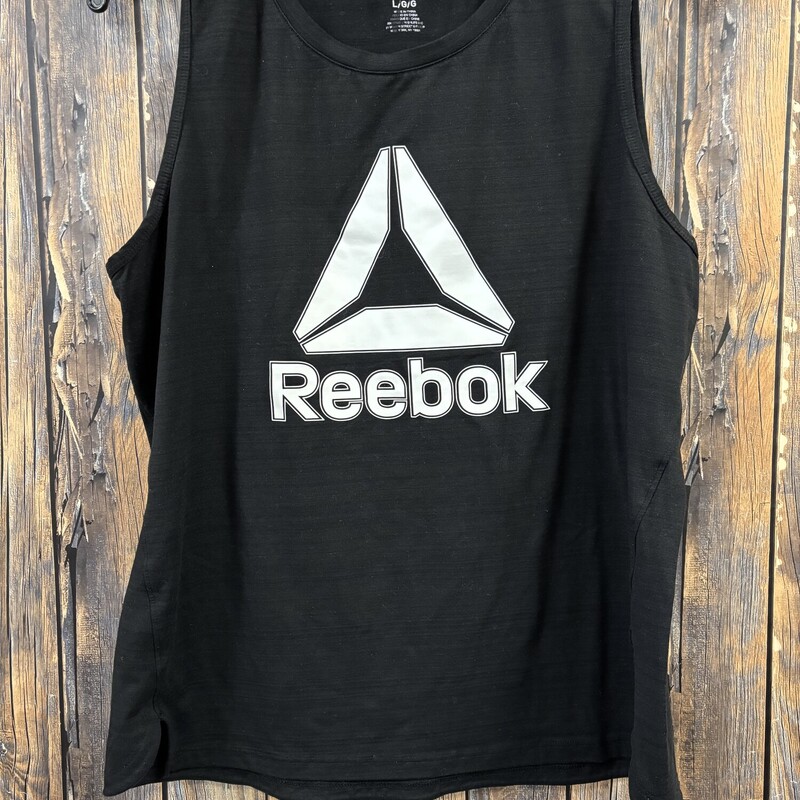 Black Reebok Tanktop, Size: L