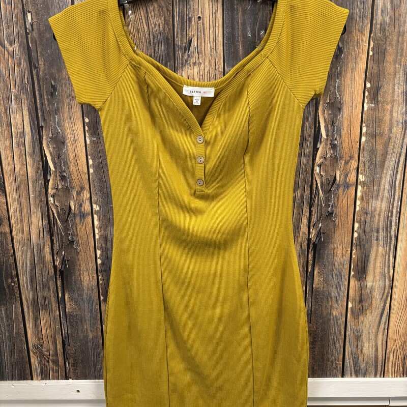 Golden Yellow Dress, Size: L