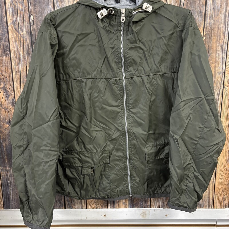 Olive Windbreaker, Size: S