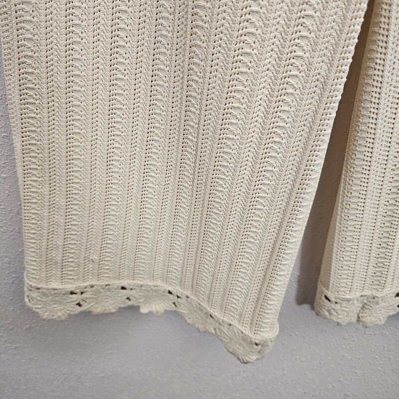 Maje Crochet, Ecru, Size: 36/4