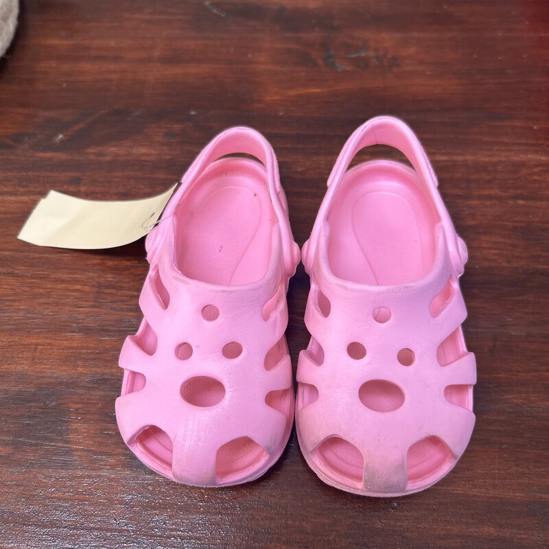 6 Pink Rubber Shoes