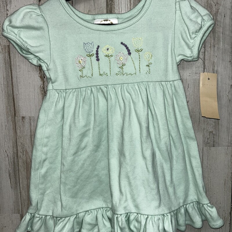 12M Teal Flower Dress