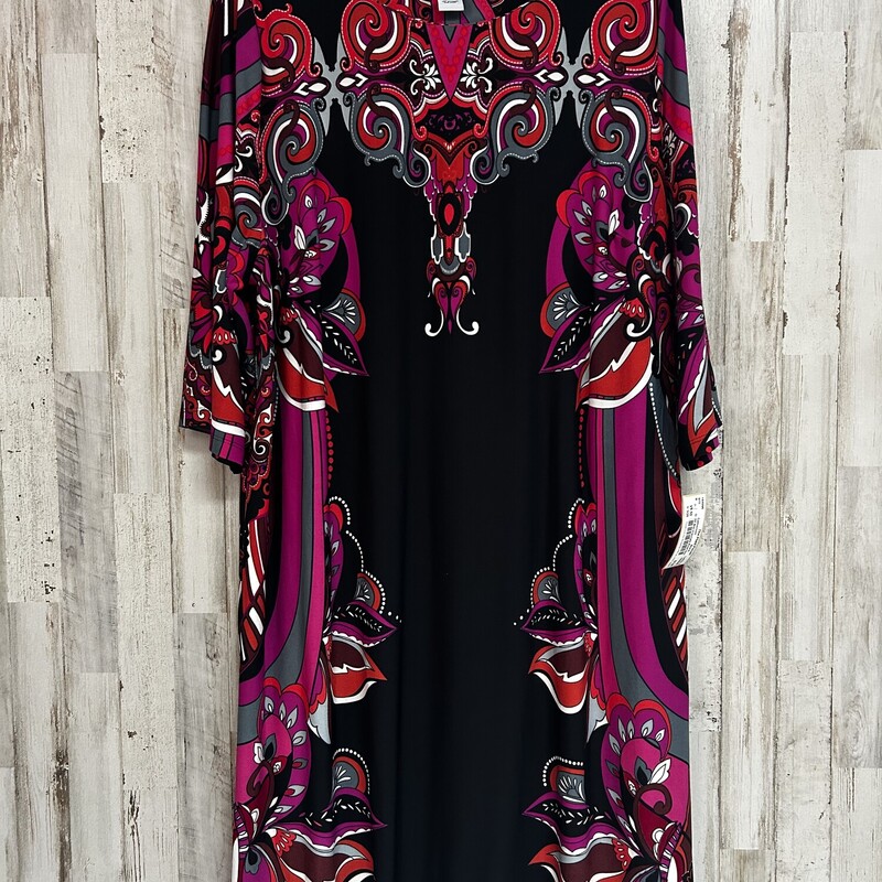 2X Black/purple Print Dre