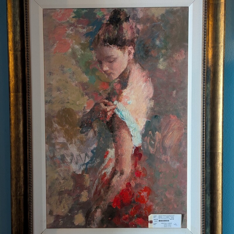 Hua Chen Portrait Of Lady, Giclee,  Framed
30w x 41h