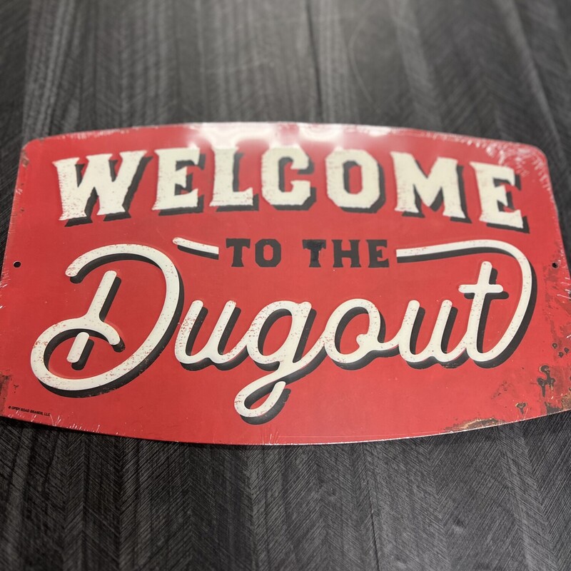 Metal Dugout Sign