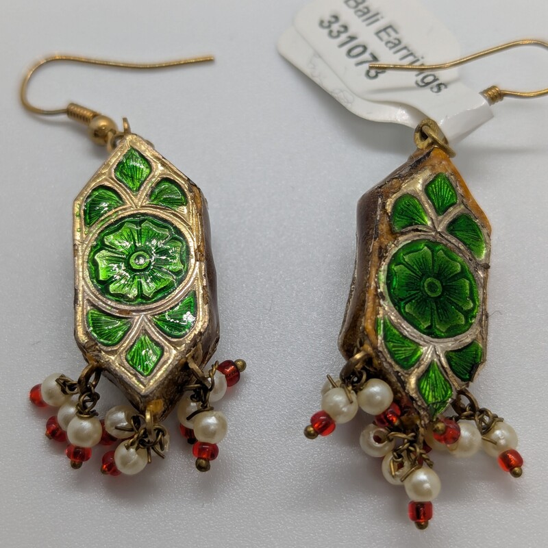 Bali Earrings, 2in long