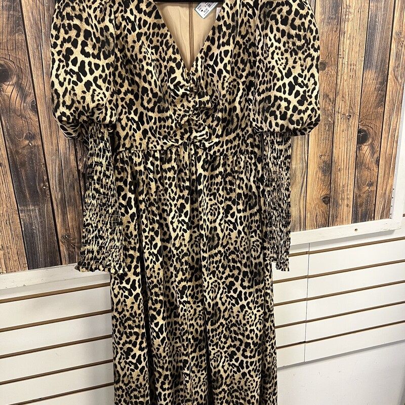 Nwt Animal Print Dress, Size: Large