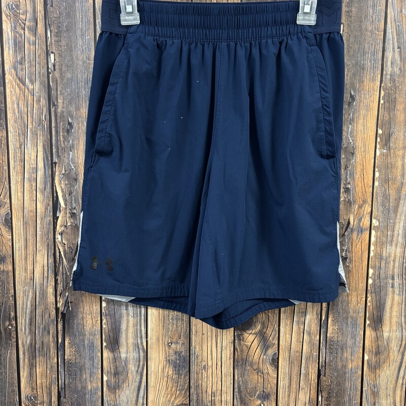 Navy UA Shorts, Size: M