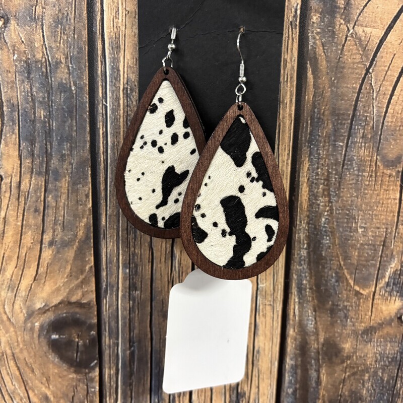 Cow Print Earrings