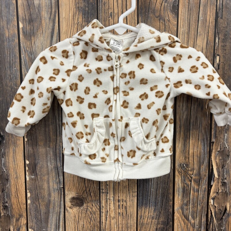 Animal Print Jacket, Size: 0-3m