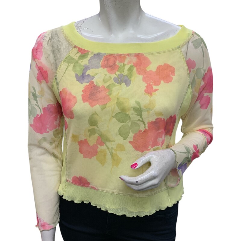 Joseph Ribkoff Top, Yellow/m, Size: XL