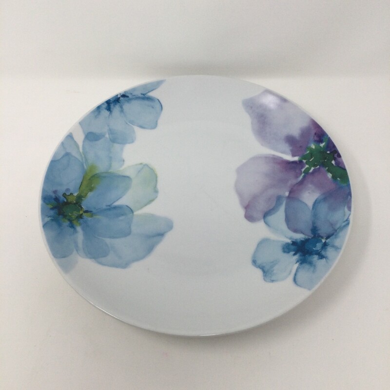 Floral Plates,
Blue/White,
Size: Set Of 4