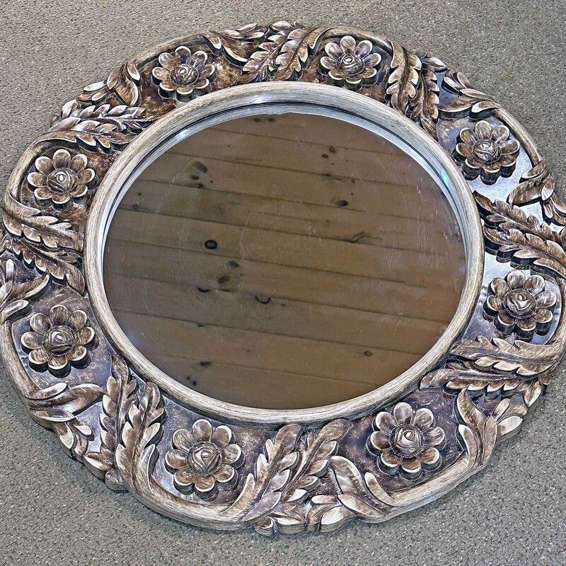 Round Mirror With Frame