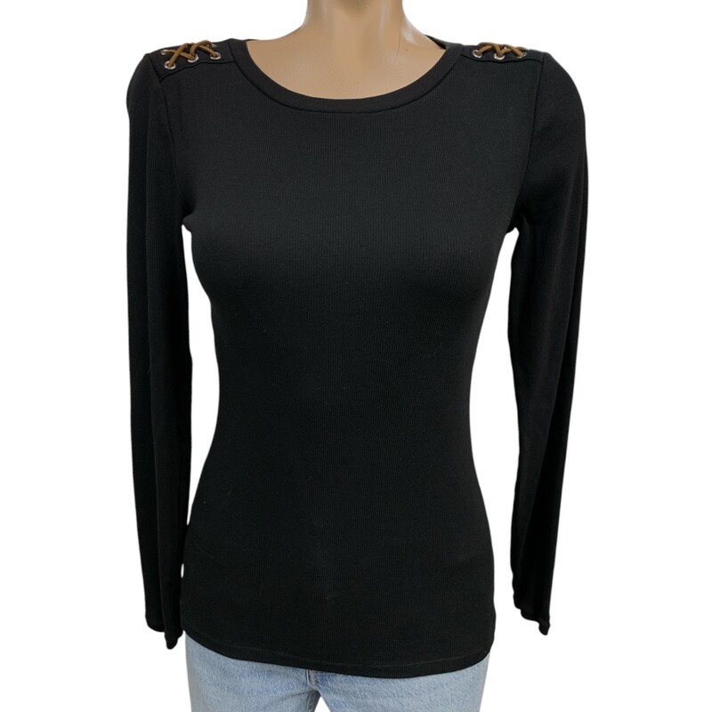 Ralph Lauren Top, Black, Size: M