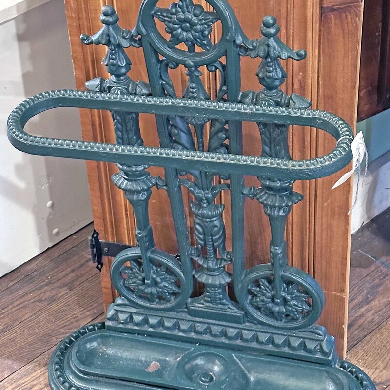 Green Iron Umbrella Stand