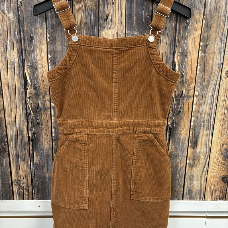 Girls XL Rust Corduroy Dress