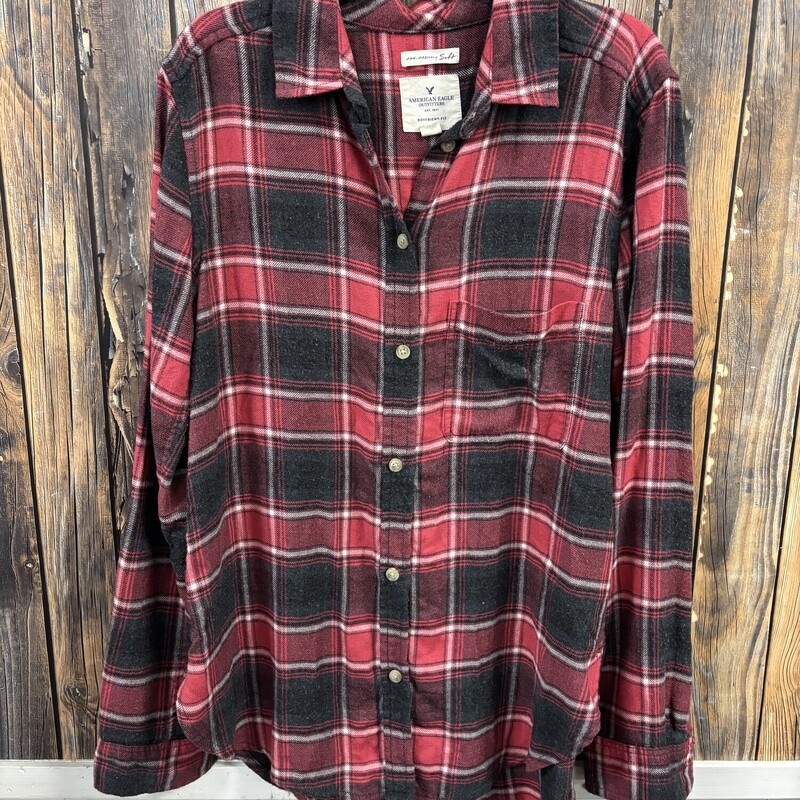 AE Red Black Flannel, Size: Small