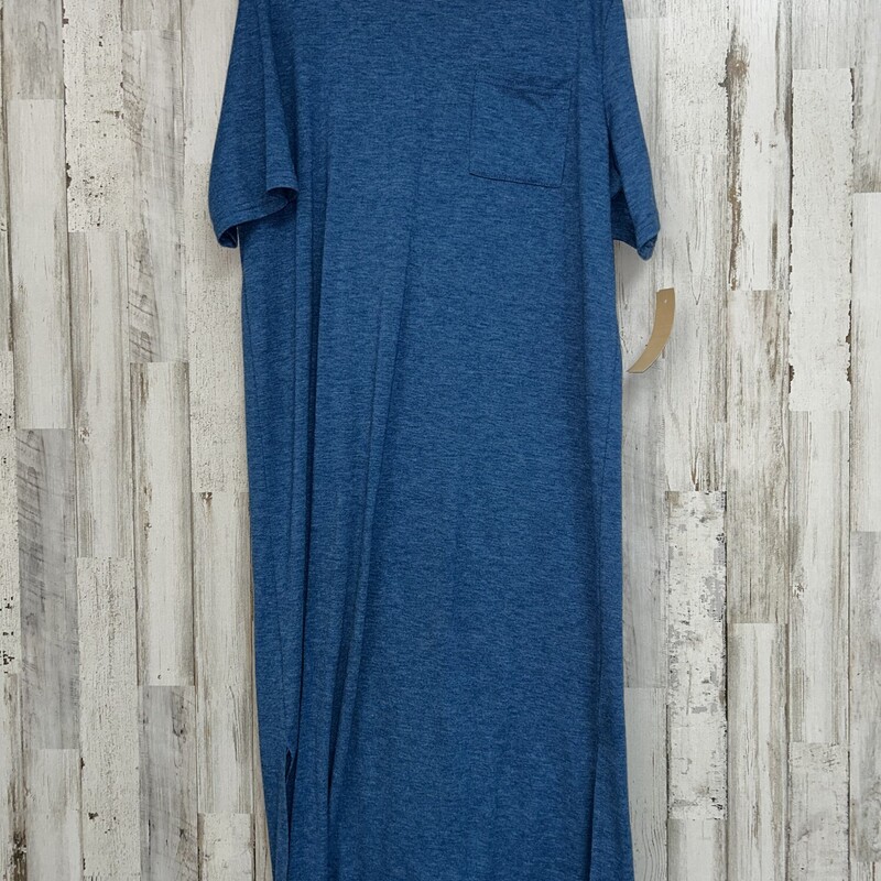 11/12 Blue Cotton Tee Max