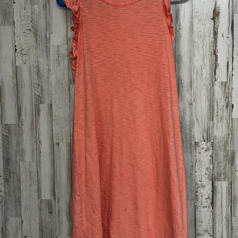 XS Coral Cotton Dress