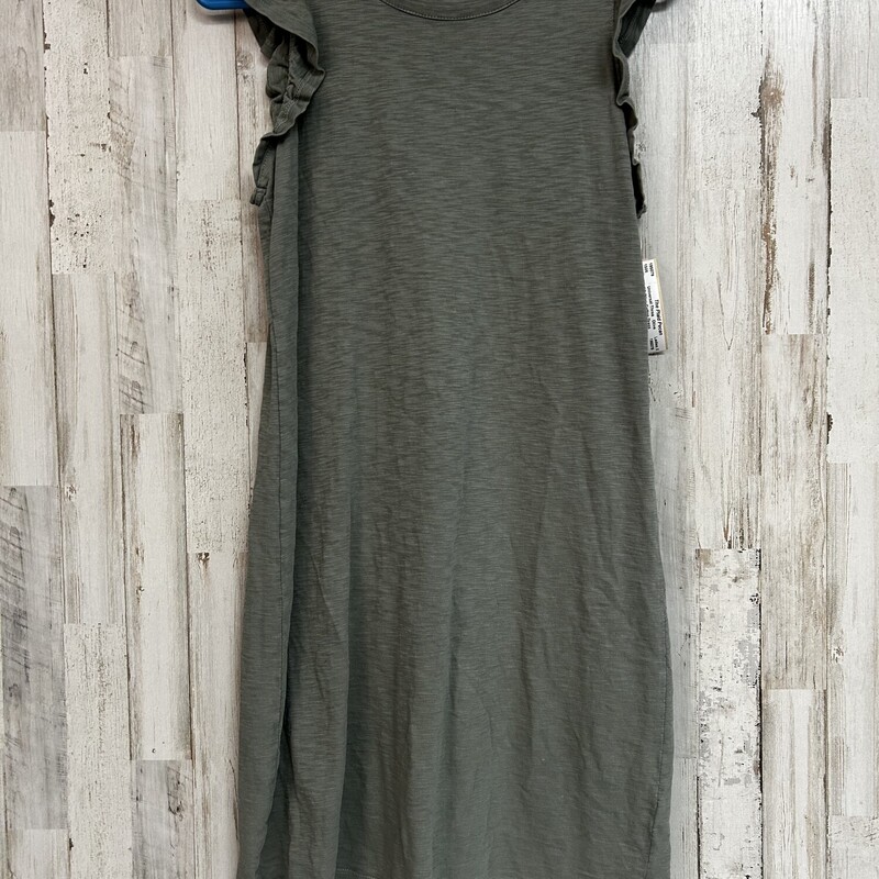 XS Olive Cotton Dress