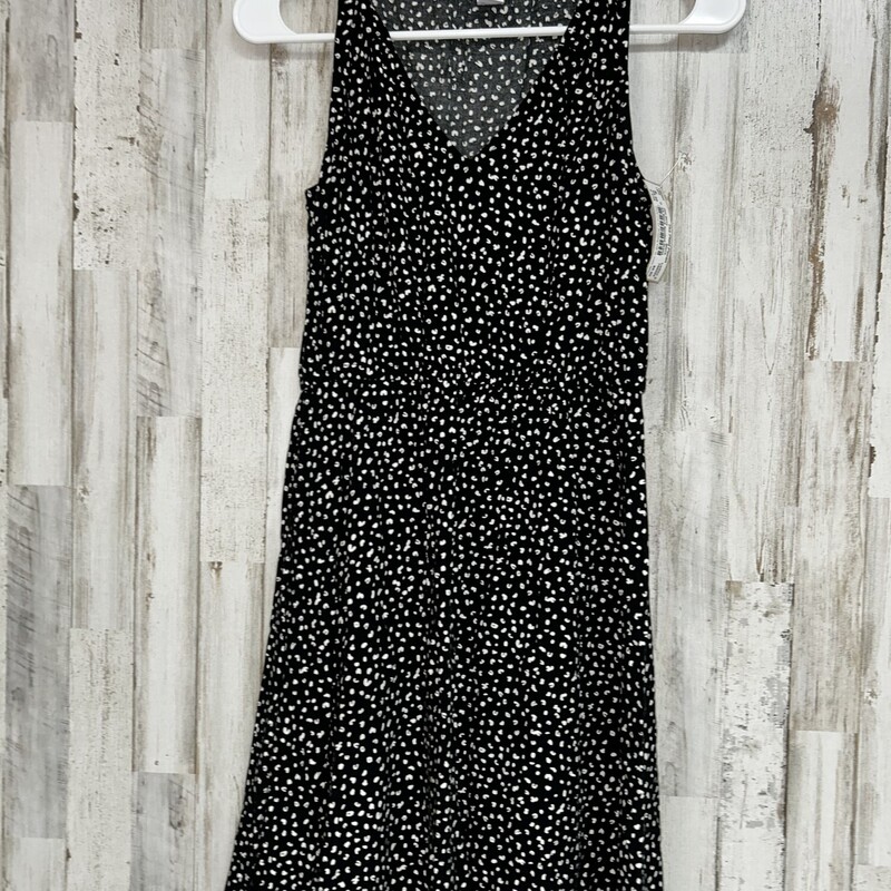 XS Black Spotted Dress