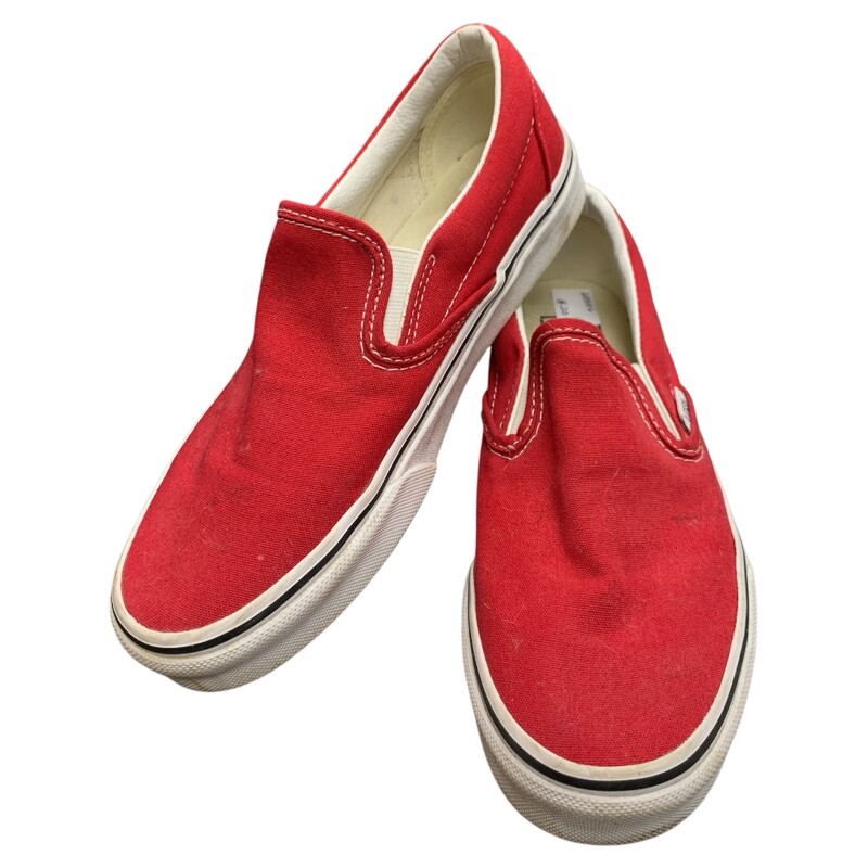 Vans, Red, Size: 6