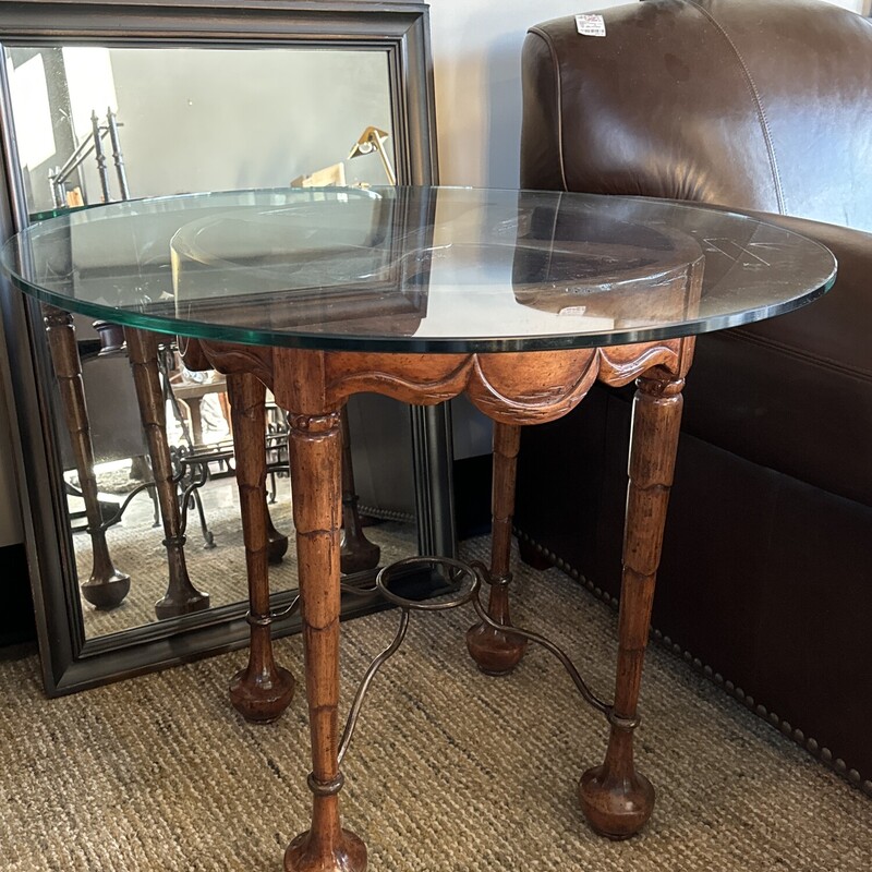 Round Glass Top