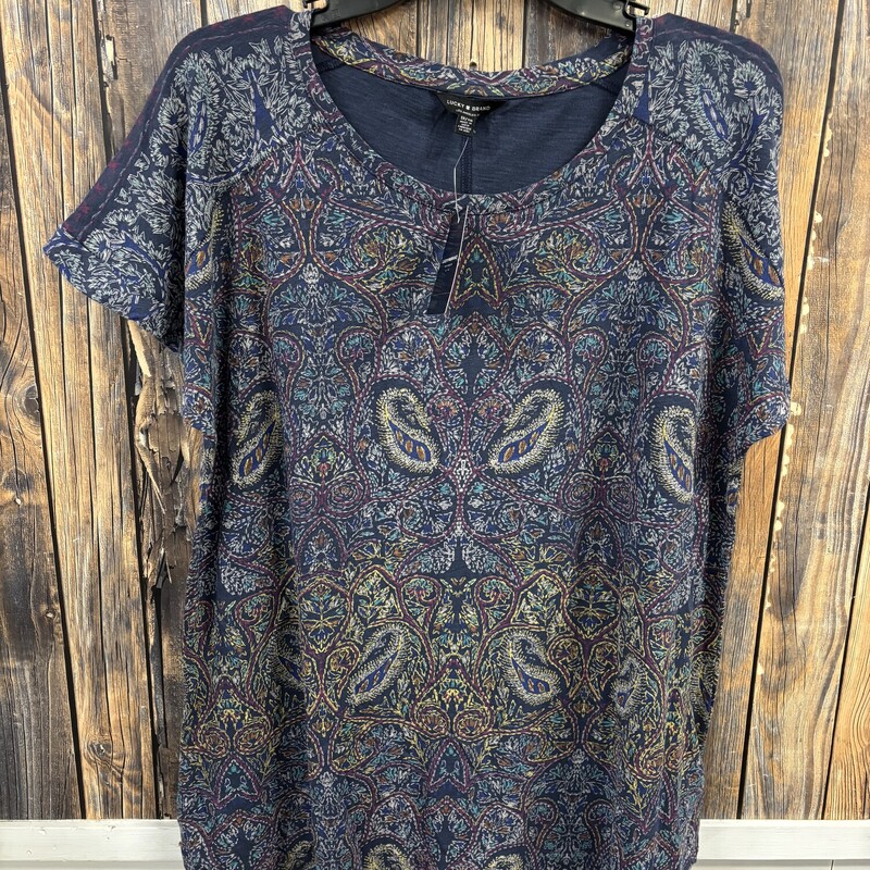 NWT Lucky Paisley Top, Size: 1X