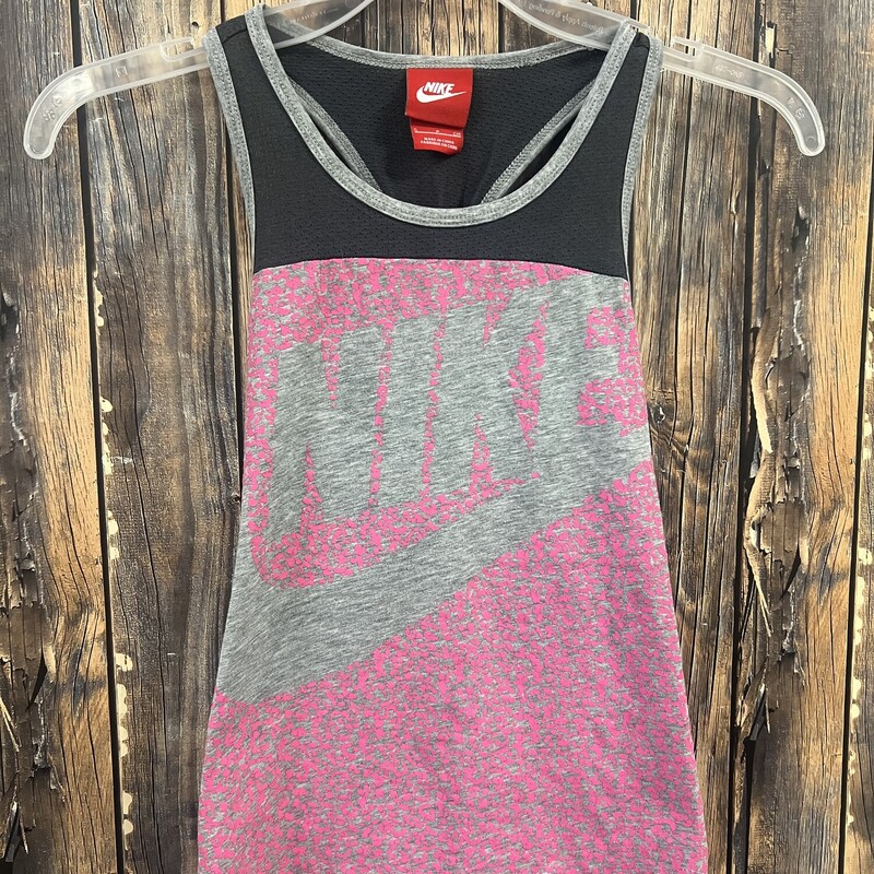 Pink/gray Nike Tank