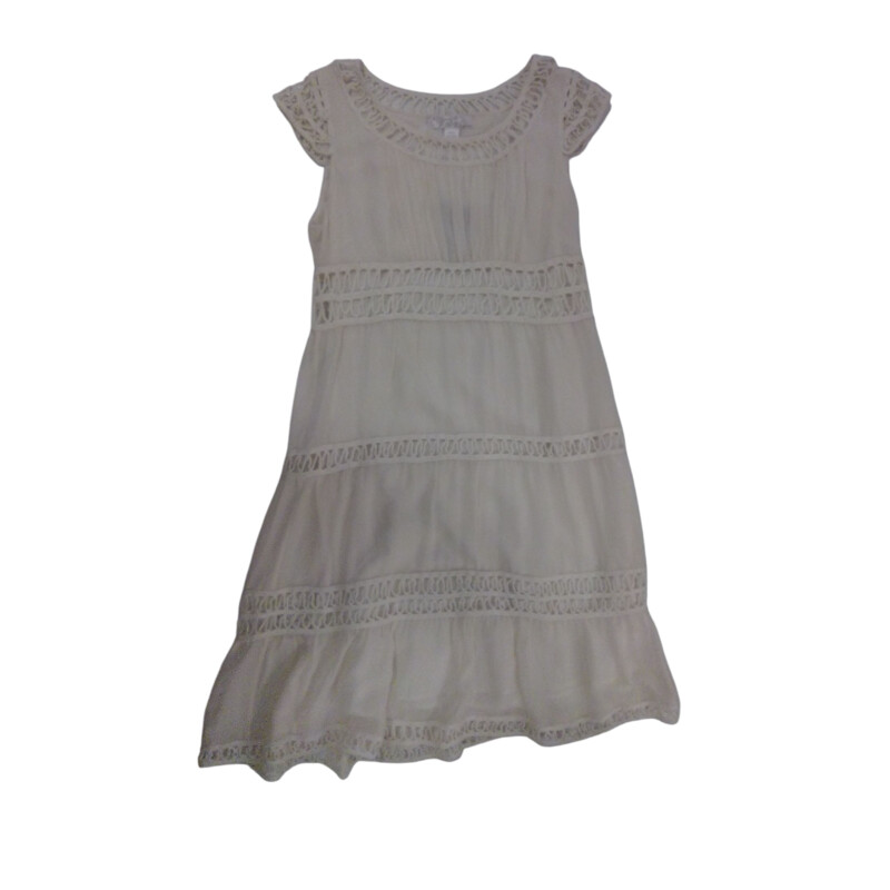 Dress: Silk/Crochet NWT