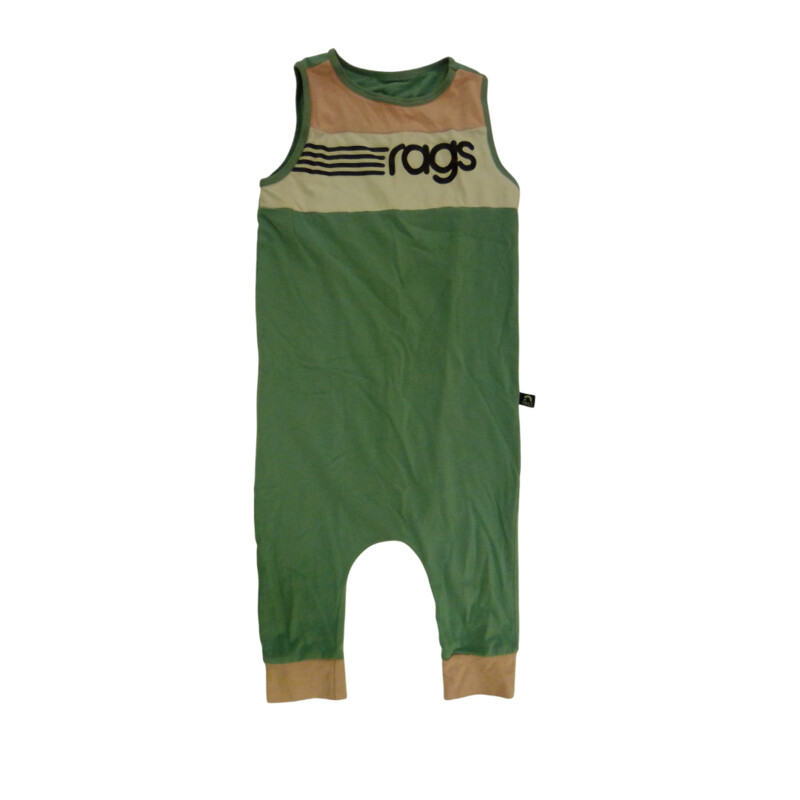 Tank Romper: Teal/Pink