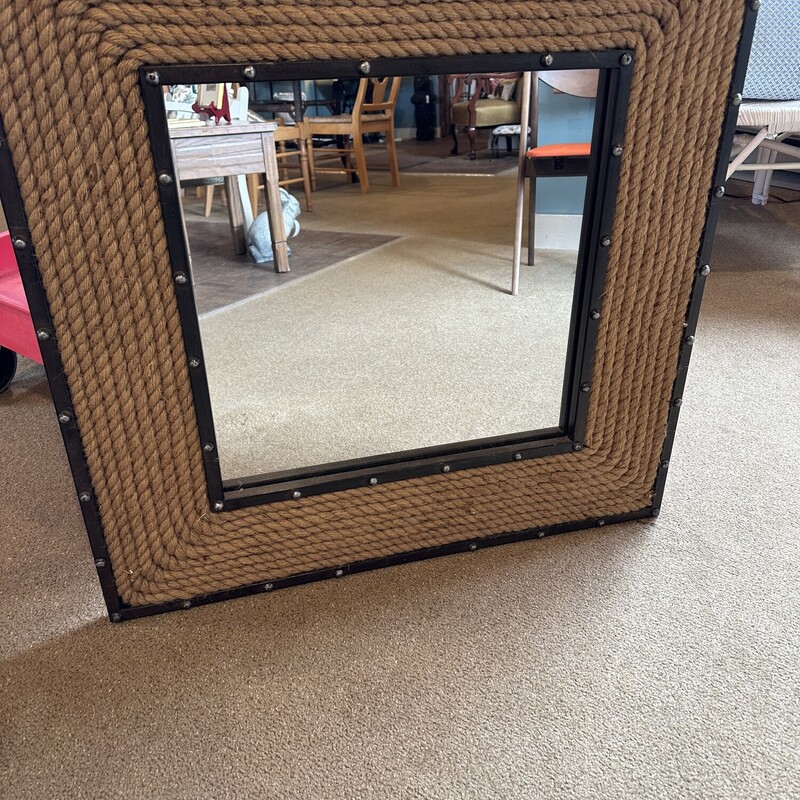 Heavy Rope & Metal Mirror